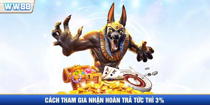 Cách tham gia ưu đãi hoàn trả tức thì 3%